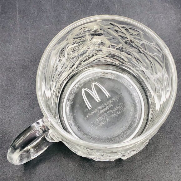 Vintage 1995 BATMAN FOREVER Movie The Riddler McDonalds 3D Glass Mug, DC Comics - Picture 6 of 10